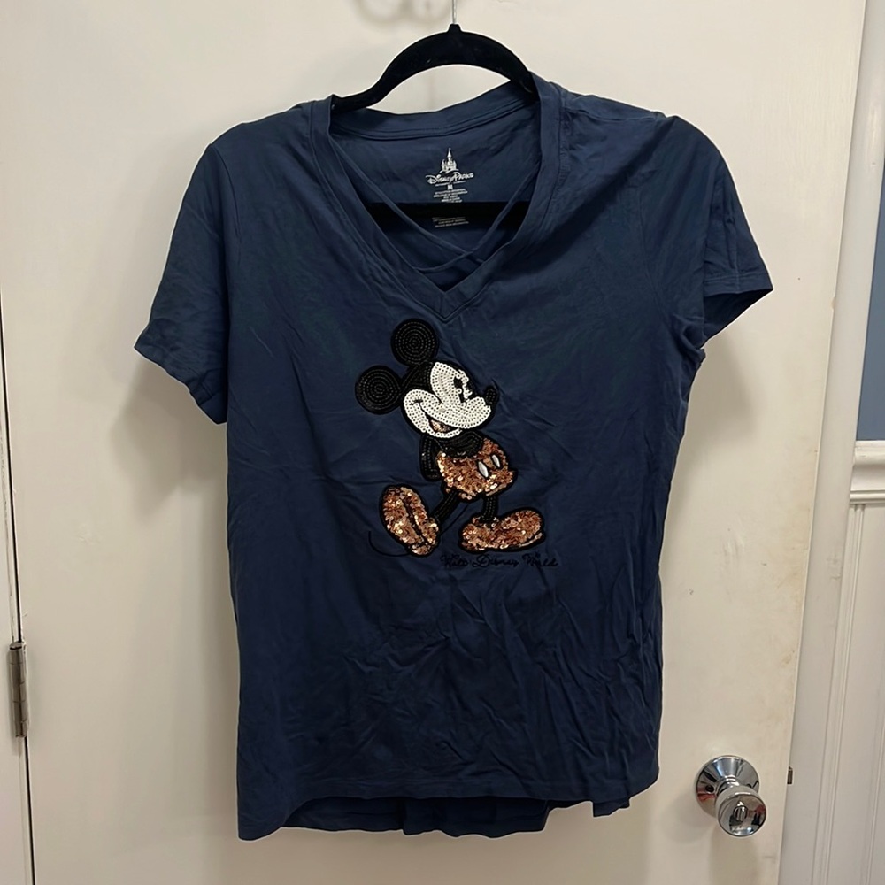 Sequin Mickey Top